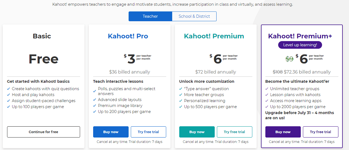 Kahoot! - クイズを作成